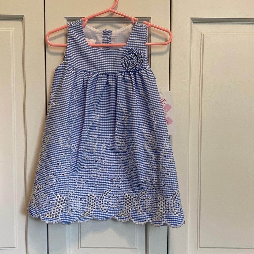 Blue Plaid Dress